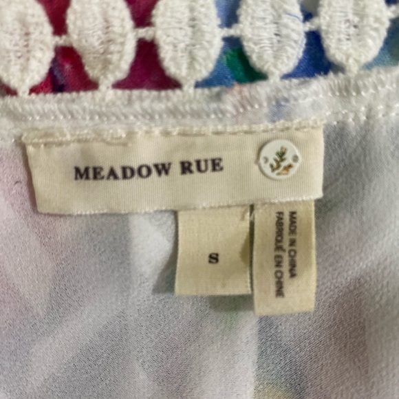 Anthropologie Meadow Rue Batwing Sleeve Boho Top - Picture 7 of 8